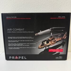 Propel Air Combat Helicopter 2.4 Ghz Flight Stick Motion Controlled Age 12+
